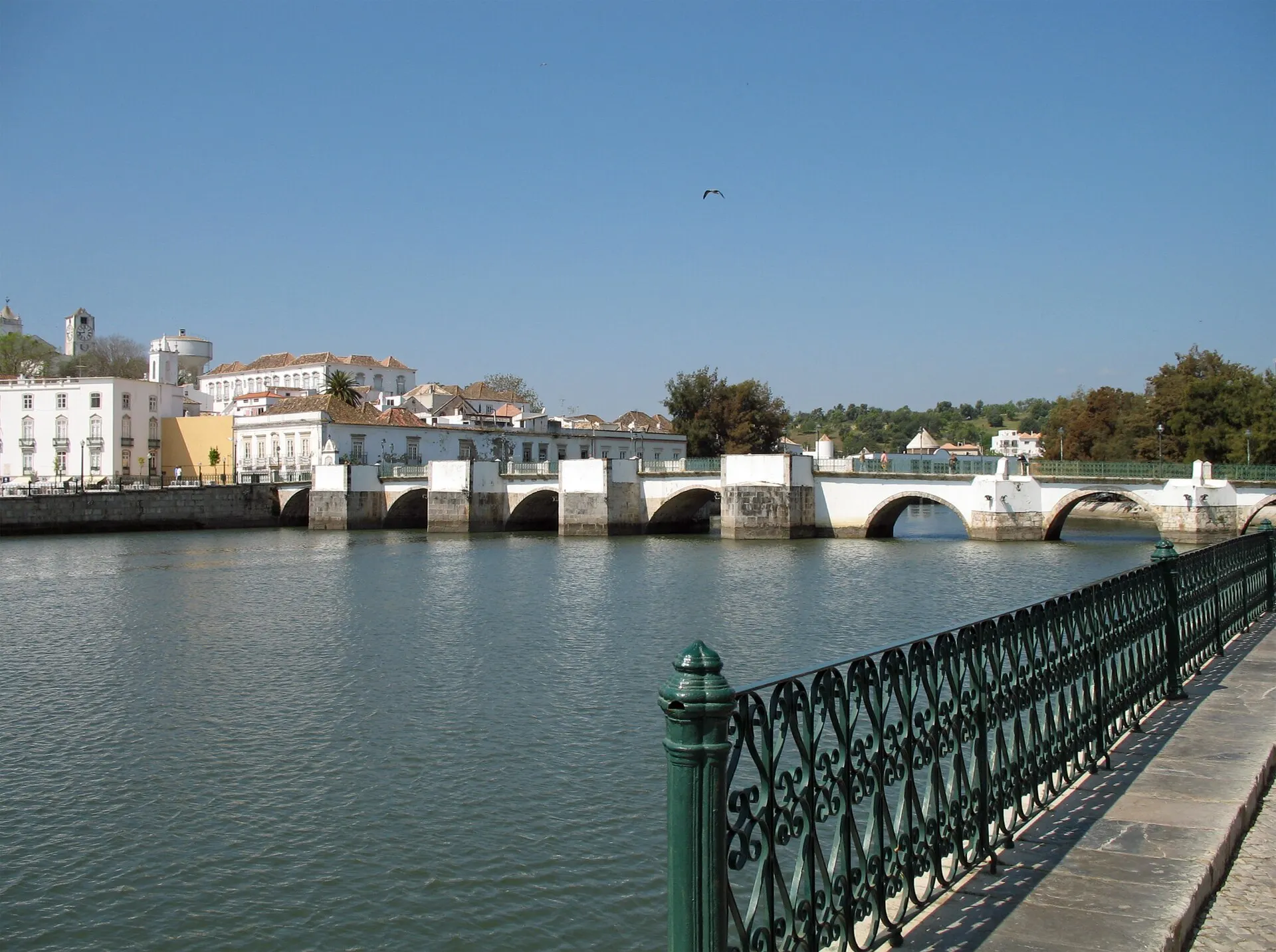 The bridge over the Gilão river, Tavira